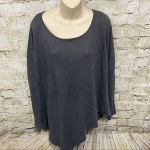 Mia Maddison Asymmetrical Hem Pullover Sweater